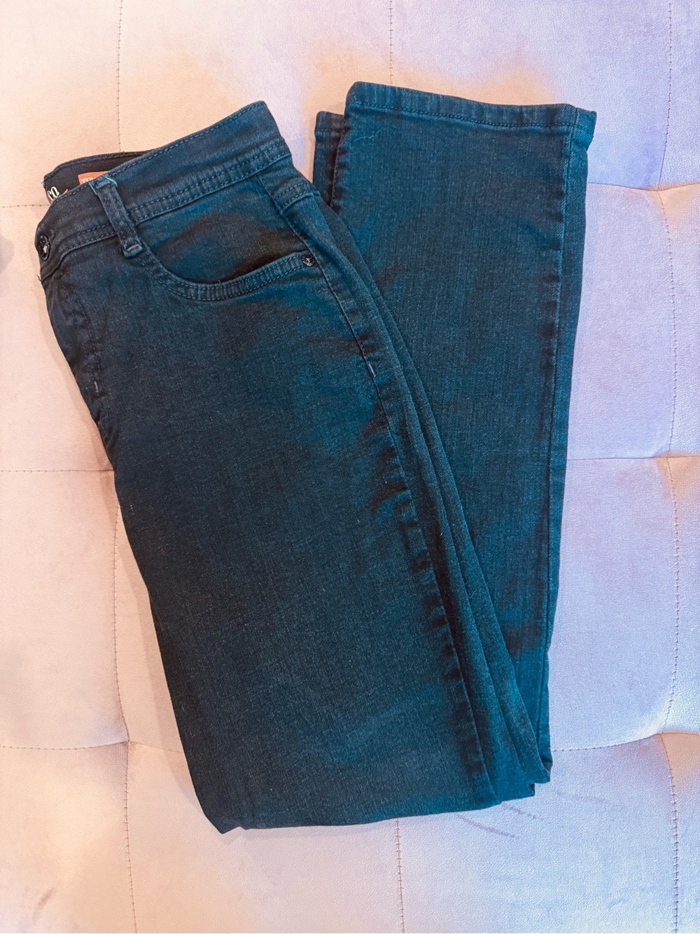 Style & Co. Tummy Control Black Straight Leg